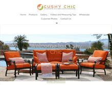 Tablet Screenshot of cushychic.com